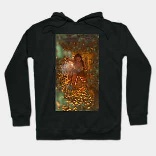 Lara Croft in the rabbit hole Hoodie